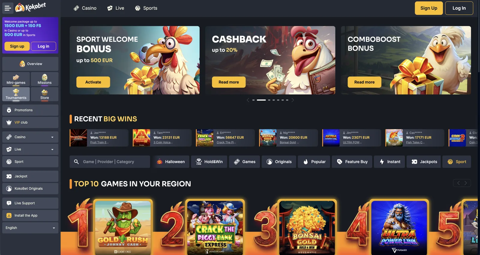 Kokobet Casino review